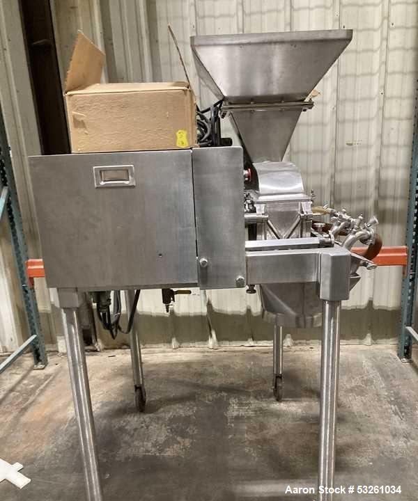 Used Fitzpatrick Company DC3 D6A Stainless Steel FitzMill – Sanitary Hammer Mill with Spare Rotor & Screens
