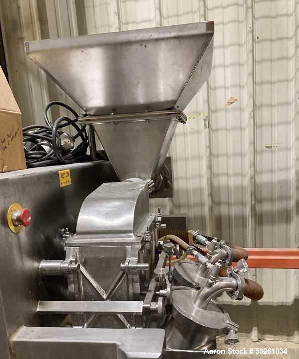 Used Fitzpatrick Company DC3 D6A Stainless Steel FitzMill – Sanitary Hammer Mill with Spare Rotor & Screens