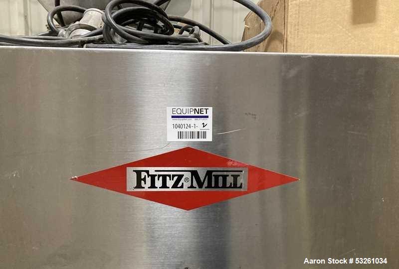 Used Fitzpatrick Company DC3 D6A Stainless Steel FitzMill – Sanitary Hammer Mill with Spare Rotor & Screens