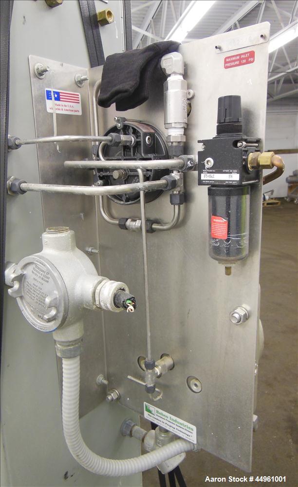 Used Hosokawa Micron Powder Systems ACM Air Classifying Mill, Model 10 ACM, 304 Stainless Steel. Approximate 11" diameter grinding chamber. Rotor driven by a 10 hp, 3/60/230/460 volt, 3500 rpm XP mot...