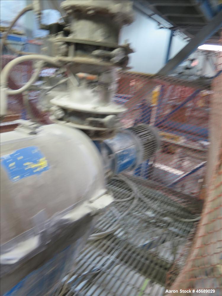 Used Hosokawa Mikropul Pulverizer, Model 30ACM.  Carbon Steel Construction.  Includes; Kemutec Sifter, Model K650, Cyclone, Mikro-Pulsaire Dust Collector, Schmalz Box Lifter, Toledo Scale and Control...