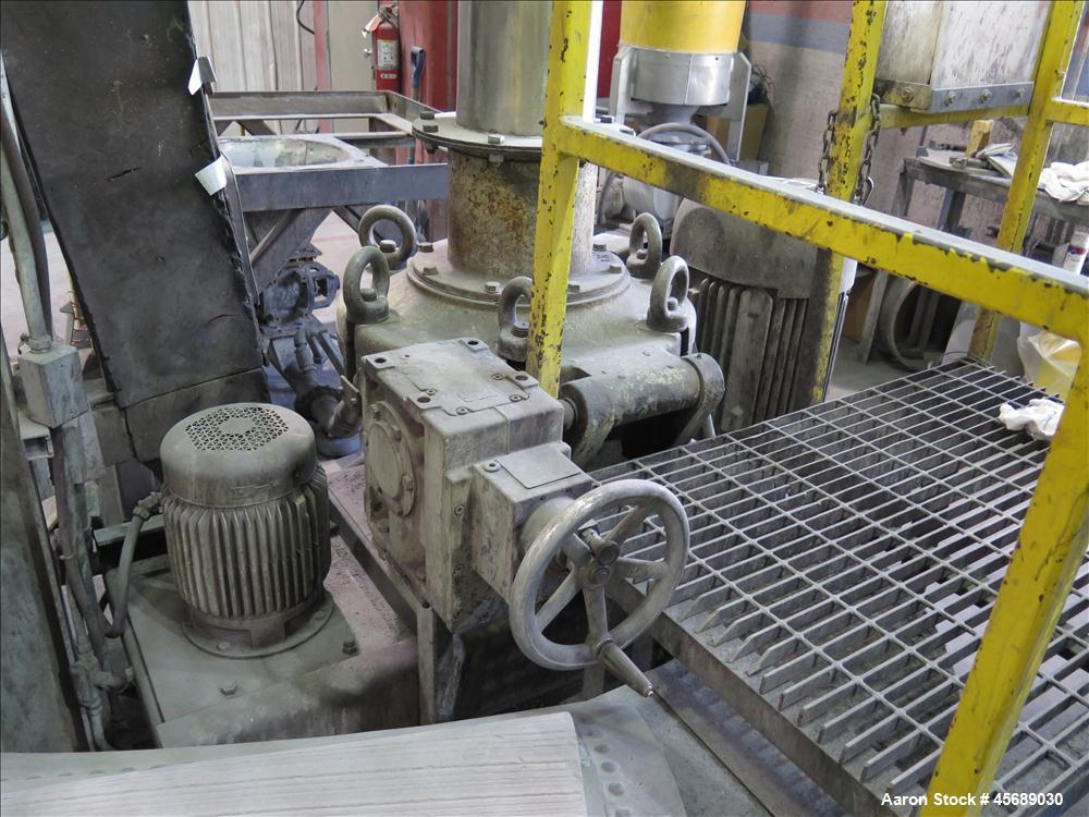 Used Hosokawa Mikropul Pulverizer, Model 40ACM.  Carbon Steel Construction.  Includes; AZO Sifter, Model E650, Cyclone, Mikro-Pulsaire Dust Collector, Schmalz Box Lifter, Toledo Scale and Control.  C...