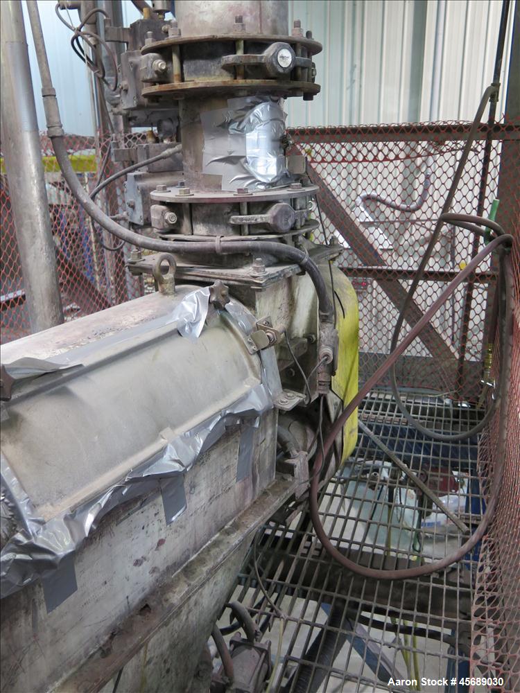 Used Hosokawa Mikropul Pulverizer, Model 40ACM.  Carbon Steel Construction.  Includes; AZO Sifter, Model E650, Cyclone, Mikro-Pulsaire Dust Collector, Schmalz Box Lifter, Toledo Scale and Control.  C...