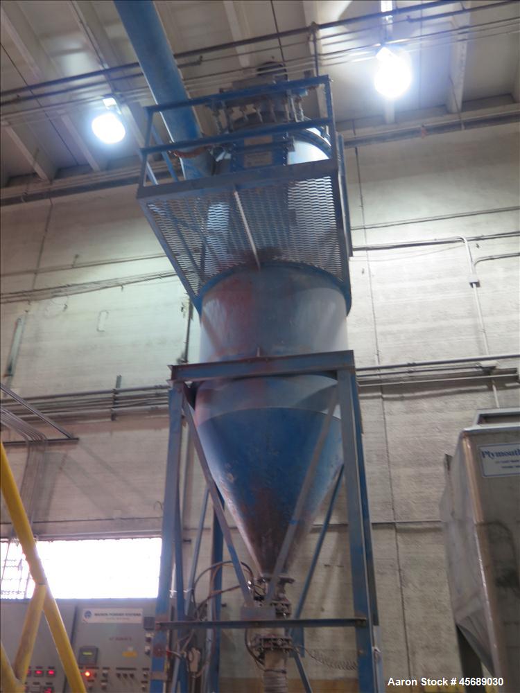 Used-Hosokawa Mikropul Pulverizer, Model 40ACM.  Carbon Steel Construction.  Includes; AZO Sifter, Model E650, Cyclone, Mikr...