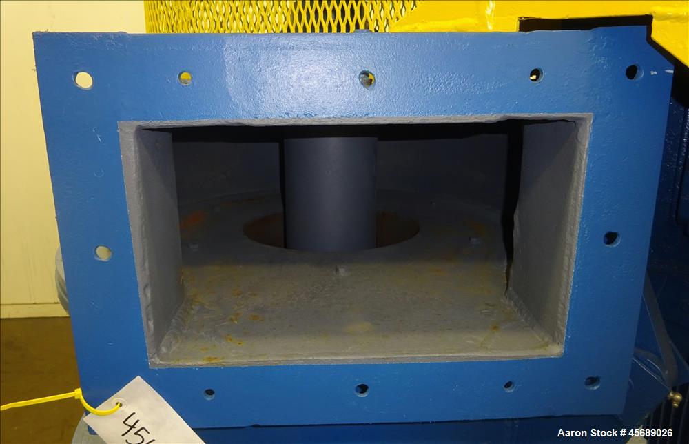 Used Hosokawa Mikropul Pulverizer, Model 60ACM, Carbon Steel. Approximate 31-1/2" diameter rotor. Driven by a 75hp, 3/60/230/460 volt, 1770 rpm motor. Separator driven by a 10hp, 3/60/230/460 volt, 1...