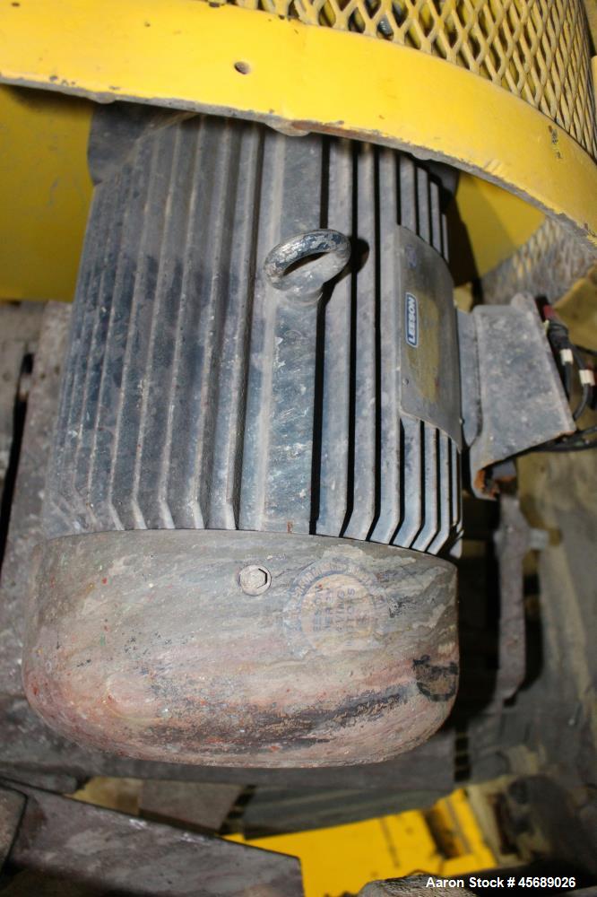 Used Hosokawa Mikropul Pulverizer, Model 60ACM, Carbon Steel. Approximate 31-1/2" diameter rotor. Driven by a 75hp, 3/60/230/460 volt, 1770 rpm motor. Separator driven by a 10hp, 3/60/230/460 volt, 1...