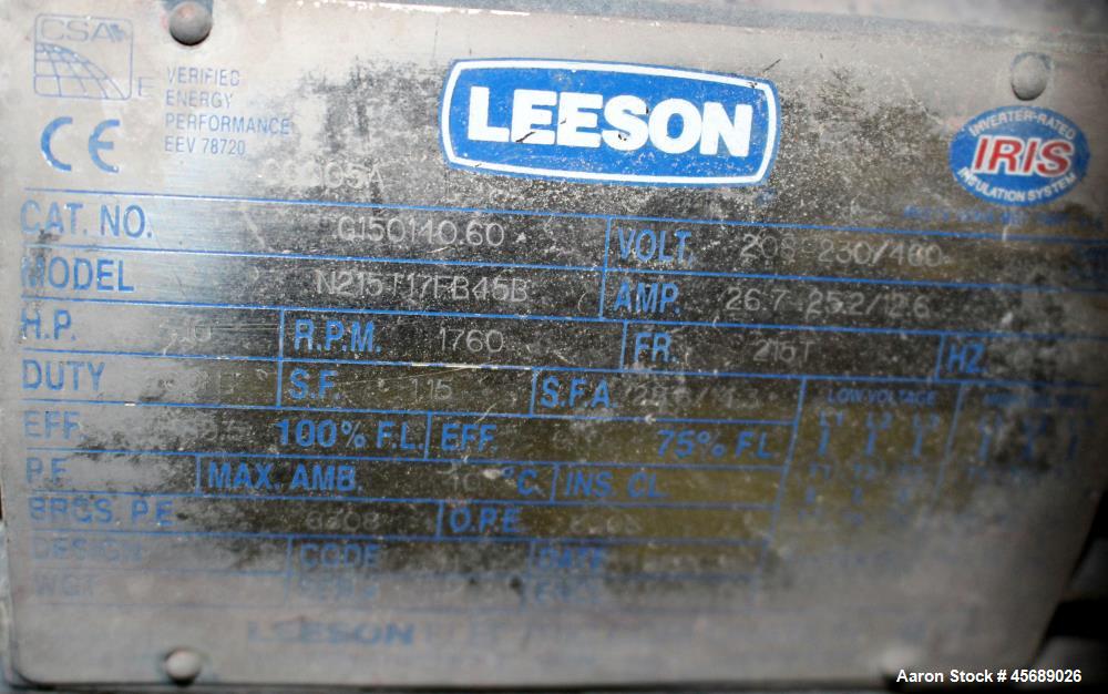 Used Hosokawa Mikropul Pulverizer, Model 60ACM, Carbon Steel. Approximate 31-1/2" diameter rotor. Driven by a 75hp, 3/60/230/460 volt, 1770 rpm motor. Separator driven by a 10hp, 3/60/230/460 volt, 1...