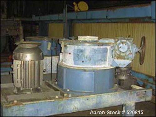 USED: Model ACM60 Hosokawa Mikropul Pulverizer, stainless steel construction. 60 hp main drive, classifier. Year 1979.