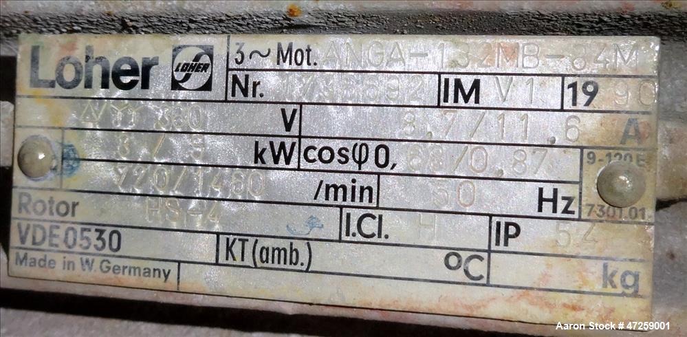 Used Hosokawa Micron Milling System Consisting Of: (1) Hosokawa Micron Dryer, model MDV-1, stainless steel. Approximate 125 kg/hr. maximum evaporation capacity depending on product. Approximate 10" d...