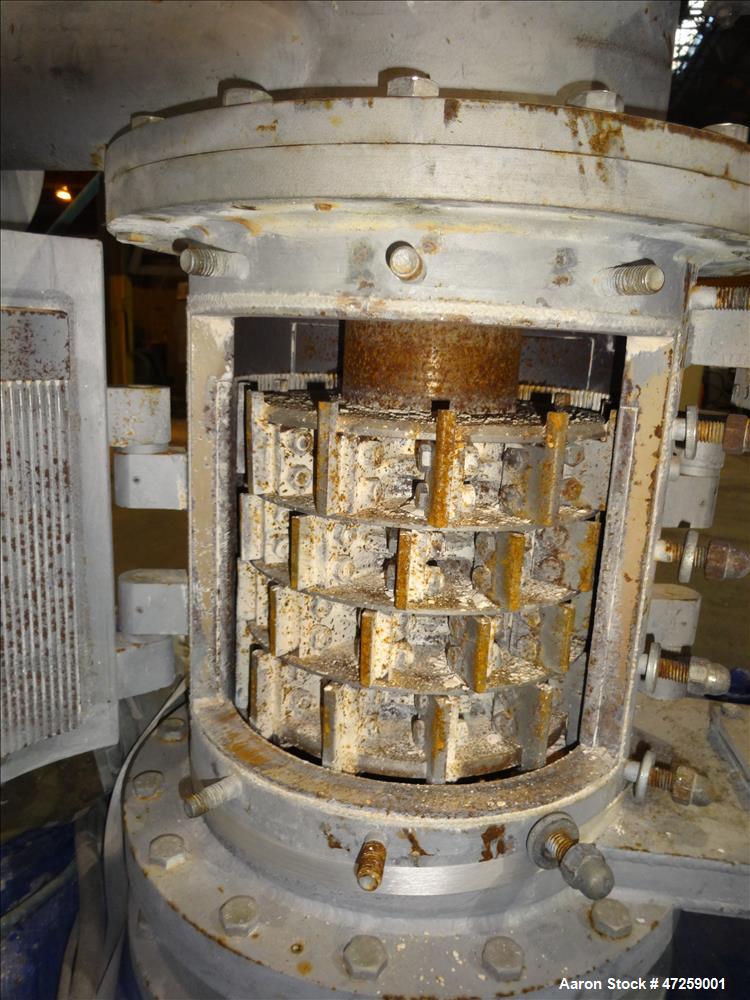 Used Hosokawa Micron Milling System Consisting Of: (1) Hosokawa Micron Dryer, model MDV-1, stainless steel. Approximate 125 kg/hr. maximum evaporation capacity depending on product. Approximate 10" d...