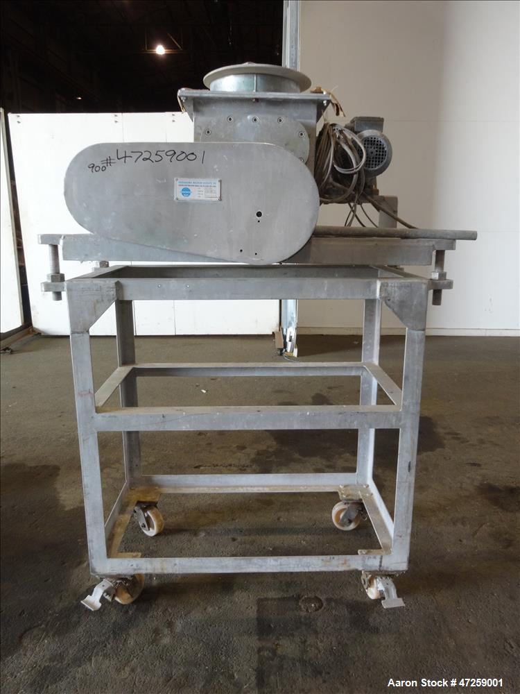 Used Hosokawa Micron Milling System Consisting Of: (1) Hosokawa Micron Dryer, model MDV-1, stainless steel. Approximate 125 kg/hr. maximum evaporation capacity depending on product. Approximate 10" d...
