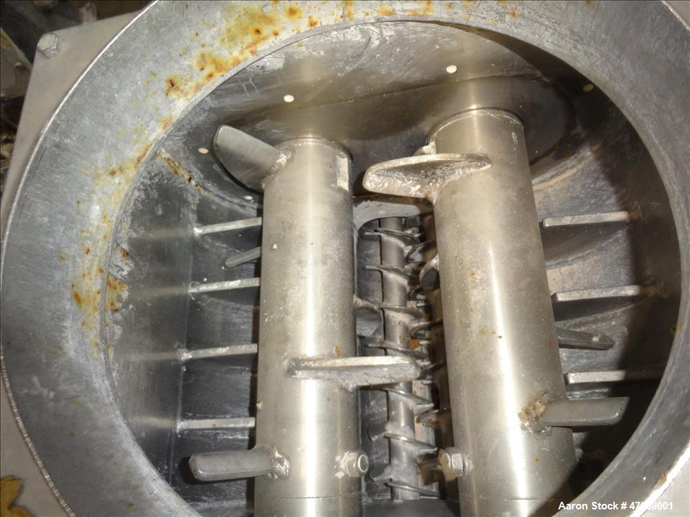 Used Hosokawa Micron Milling System Consisting Of: (1) Hosokawa Micron Dryer, model MDV-1, stainless steel. Approximate 125 kg/hr. maximum evaporation capacity depending on product. Approximate 10" d...