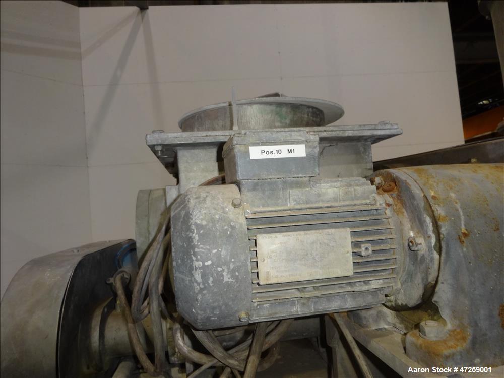 Used Hosokawa Micron Milling System Consisting Of: (1) Hosokawa Micron Dryer, model MDV-1, stainless steel. Approximate 125 kg/hr. maximum evaporation capacity depending on product. Approximate 10" d...