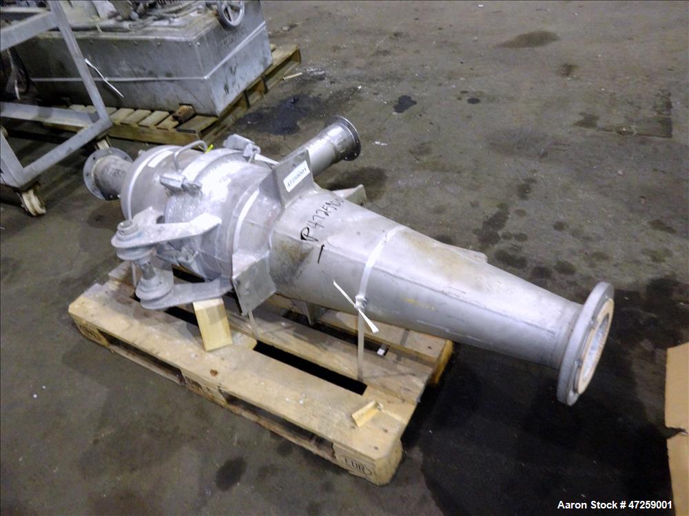Used Hosokawa Micron Milling System Consisting Of: (1) Hosokawa Micron Dryer, model MDV-1, stainless steel. Approximate 125 kg/hr. maximum evaporation capacity depending on product. Approximate 10" d...