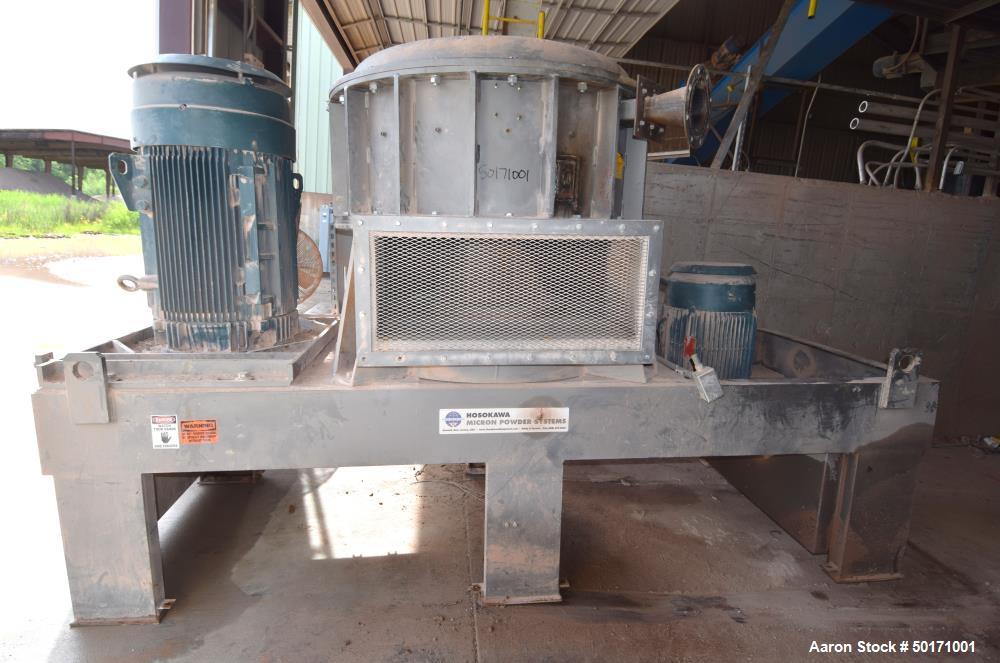 Used Hosokawa Micron Powder Systems Air Classifying Mill, Model Mikro-ACM 300.