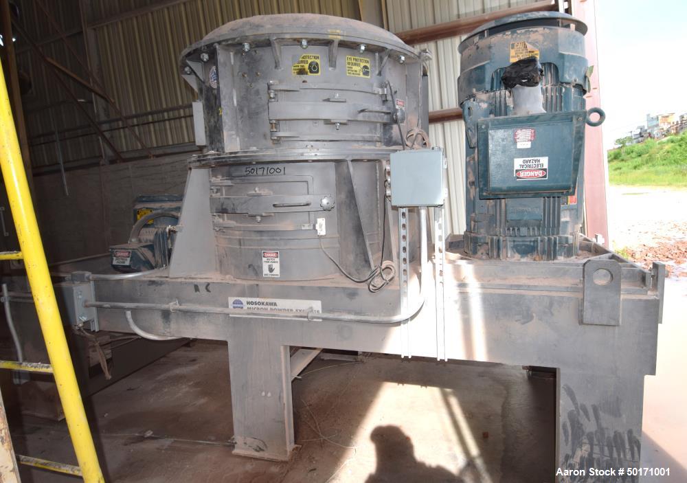 Used Hosokawa Micron Powder Systems Air Classifying Mill, Model Mikro-ACM 300.