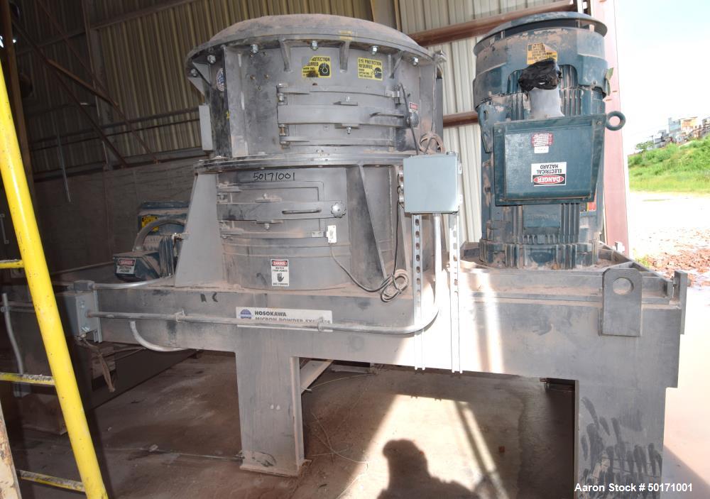 Used- Hosokawa Micron Powder Systems Air Classifying Mill, Model Mikro-ACM 300.