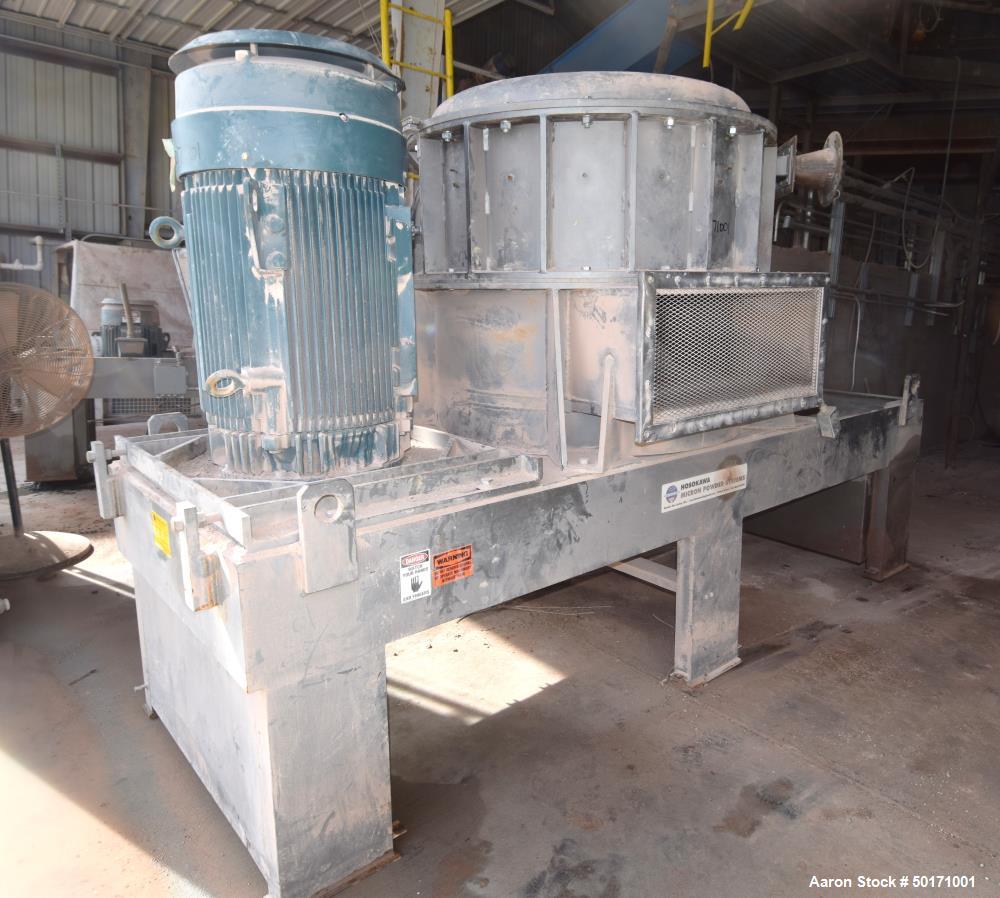 Used Hosokawa Micron Powder Systems Air Classifying Mill, Model Mikro-ACM 300.