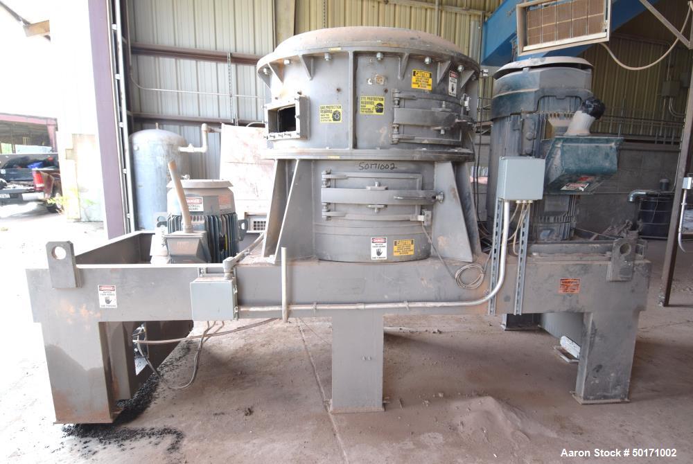 Used- Hosokawa Micron Powder Systems Air Classifying Mill, Model Mikro-ACM 300.