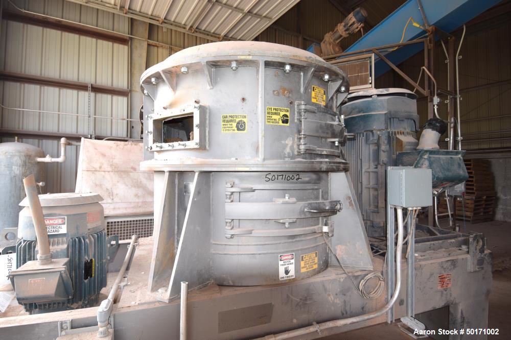 Used Hosokawa Micron Powder Systems Air Classifying Mill, Model Mikro-ACM 300.