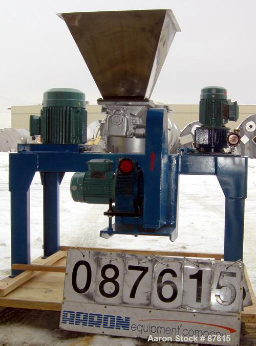 Unused- IMM ACM Type Classifier Pulverizer, Model JCL320, 304 Stainless Steel. Maximum capacity 66-880 pounds per hour, air volume 529 cfm. 12-1/2" Diameter grinding chamber with liner. Approximate 1...
