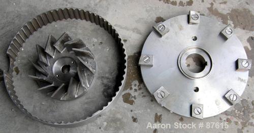 Unused- IMM ACM Type Classifier Pulverizer, Model JCL320, 304 Stainless Steel. Maximum capacity 66-880 pounds per hour, air volume 529 cfm. 12-1/2" Diameter grinding chamber with liner. Approximate 1...