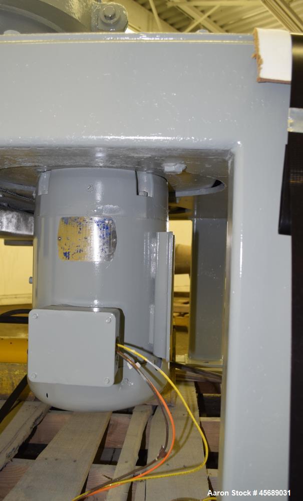Used Kemutec PPS Air Classifying Mill, Model 2 CMT, Carbon Steel. Approximate 13" diameter grinding chamber. Rotor driven by a 10hp, 3/60/208-230/460 volt, 3500 rpm motor, classifier wheel driven by ...