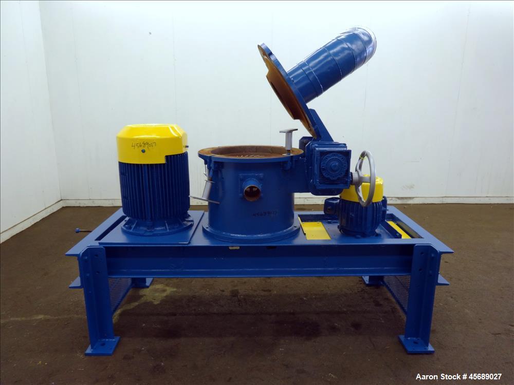 Used PPS Kemutec Air Classifier Mill, Model 5-CMT, Carbon Steel.