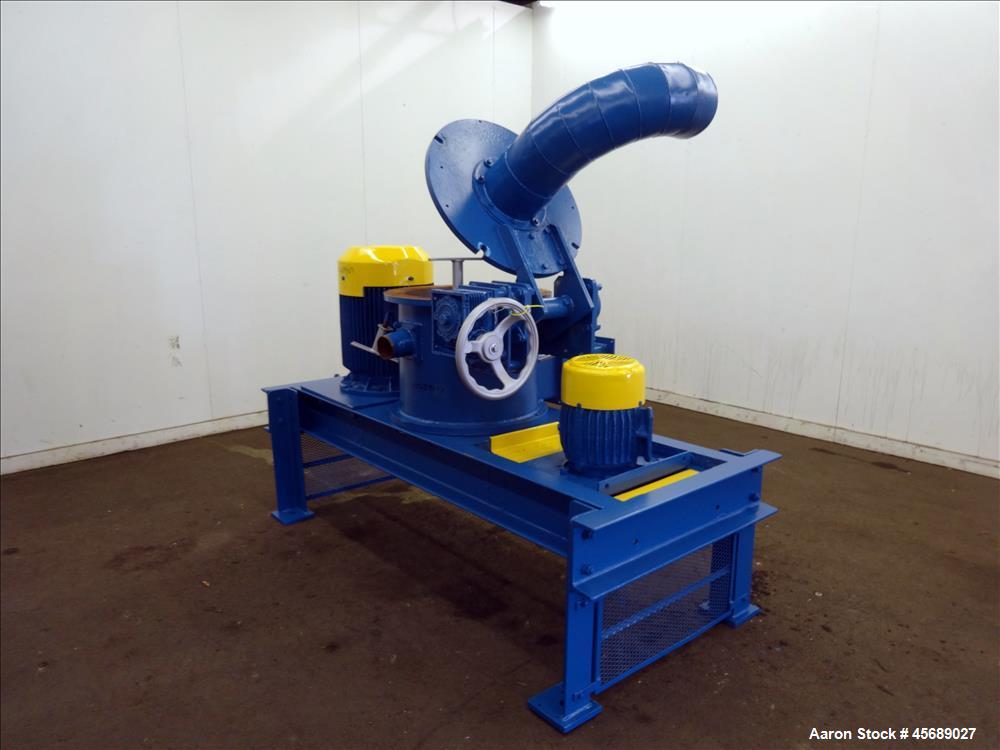 Used PPS Kemutec Air Classifier Mill, Model 5-CMT, Carbon Steel.