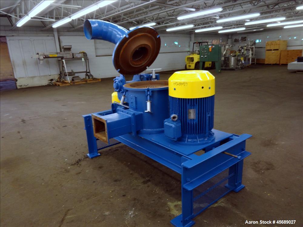 Used PPS Kemutec Air Classifier Mill, Model 5-CMT, Carbon Steel.