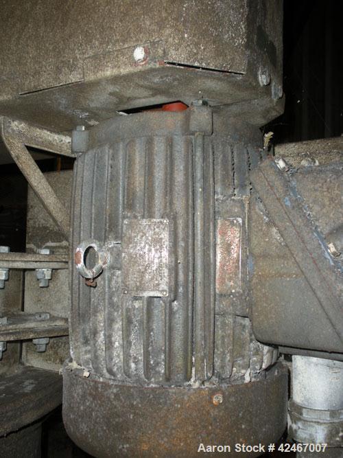 Used Micron Systems Micropulverizer Separator, Model 60ACM. Maximum rotor rpm 3000, maximum separator rpm 1800, 125 hp Reliance electric motor main drive, 1780 rpm, 460V, top driven classifier with s...
