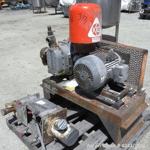 Used Mikro Air Classifying Mill, Model 60ACM, Carbon Steel. Approximate 30’’ diameter grinding chamber. Maximum rotor speed 3000 rpm, driven by a 100 hp, 3/60/460 volt, 1750 rpm motor. Top mounted se...