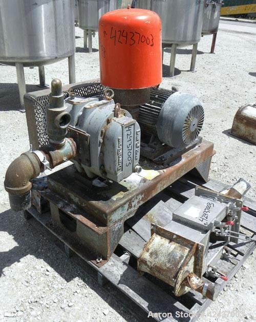 Used Mikro Air Classifying Mill, Model 60ACM, Carbon Steel. Approximate 30’’ diameter grinding chamber. Maximum rotor speed 3000 rpm, driven by a 100 hp, 3/60/460 volt, 1750 rpm motor. Top mounted se...