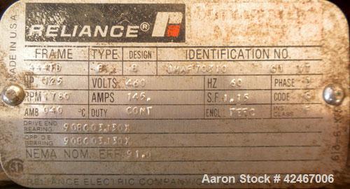 Used Micron Powder Systems Air Classifying Mill, Model 60ACM, Carbon Steel. Approximate 30’’ diameter grinding chamber. Maximum rotor speed 3000 rpm, driven by a 125hp, 3/60/460 volt, 1780 rpm motor....