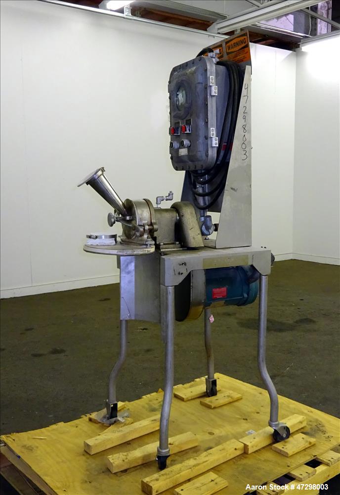 Used Micron Powder Systems Mikro Bantam Pulverizer Hammer Mill, Model CF