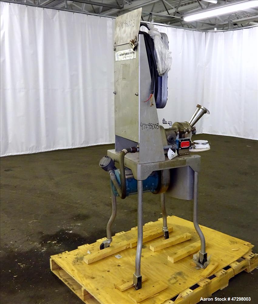 Used Micron Powder Systems Mikro Bantam Pulverizer Hammer Mill, Model CF