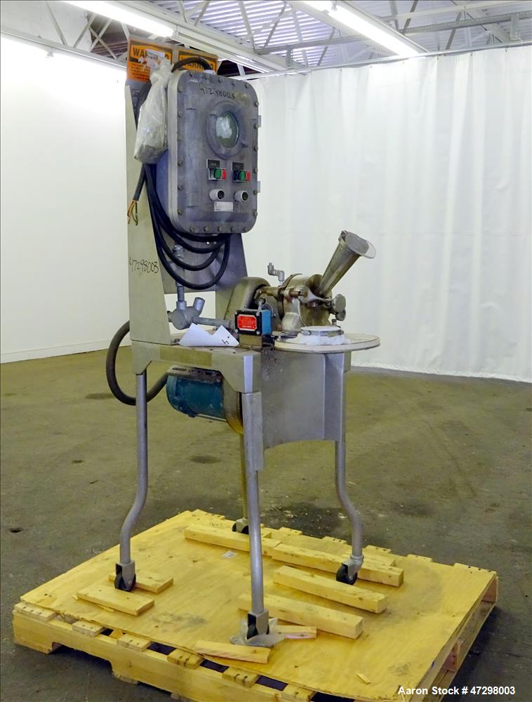 Used Micron Powder Systems Mikro Bantam Pulverizer Hammer Mill, Model CF
