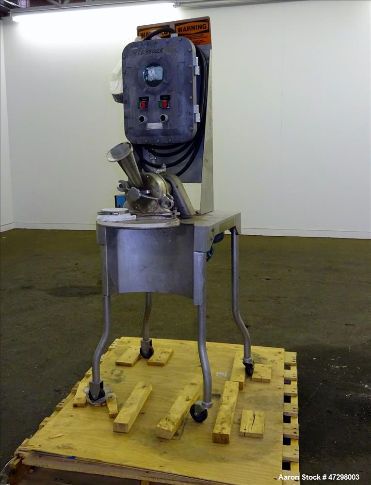 Used Micron Powder Systems Mikro Bantam Pulverizer Hammer Mill, Model CF