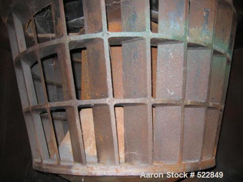USED: Micron separator air classifier, MS-5H. Includes header assembly with pillow block assembly, outlet for fines, and motor base.Upper housing with inspection door and supports. Middle housing wit...
