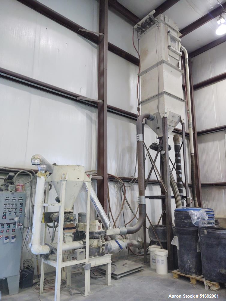 Used Mikro Mill, Model Model 10ACM, Carbon Steel. With Dust Collection system an