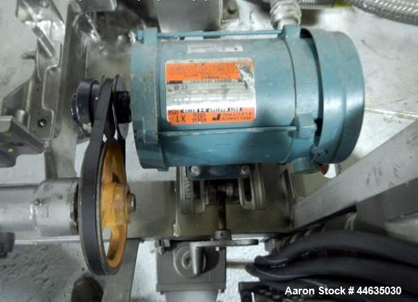 Used Mikro Pulverizer, Model 2DH. 316 Stainless steel construction, twin horizontal screw feeder with 0.5 hp drive, on stainless steel base with 20 hp 230/460 volt main drive, XP design, serial# 5930...