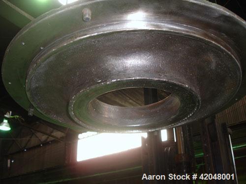 Used Mikro Air Classifying Mill, model 30 ACM, carbon steel. Approximate 30’’ diameter grinding chamber. Rotor speed 4320 to 5770 rpm, driven by a 30 hp, 3/60/230/460 volt motor. Separator wheel 600 ...