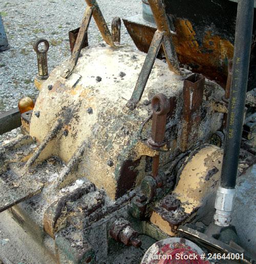 Used Mikro Pulverizer, Model 3TH, Carbon Steel. 14" Diameter x 14" wide rotor with approximate 14 rows of 4 swinging stirrup hammers. Gravity feed with chute, bottom screen, bottom discharge. Driven ...