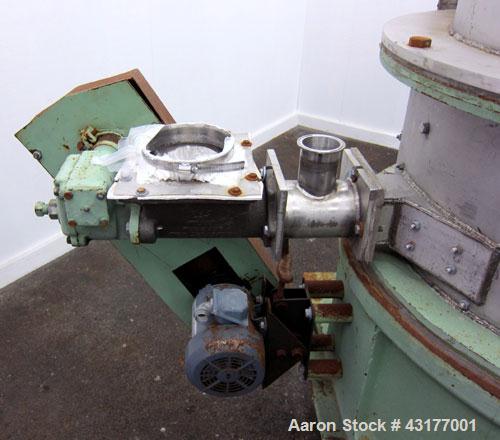 Used Mikro-ACM Pulverizer, Model 60 ACM CI, 304 Stainless Steel. 30" Diameter grinding chamber. Rotor driven by a 75 hp, 3/60/230/460 volt, 1775 rpm motor. Maximum rotor rpm 3000. 3000 to 4500 cfm ca...