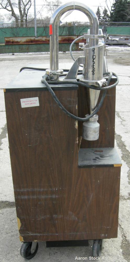 Used: Mikro ACM pulverizer, model 1ACM, 316 stainless steel. 20 to 70 CFM.Approximately 4 1/2" diameter grinding chamber with liner, approximately 2 1/2" diameter separator wheel.Rotor speed 22,000 r...