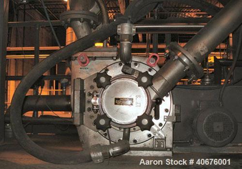 Used Netzsch Condux Fine Classifier System. Consists of Netzsch Condux fine classifier, model CFS 30/HD-S-DSF-T. 5 hp, carbon steel construction, hopper, dust collector, piping, valves, controls.