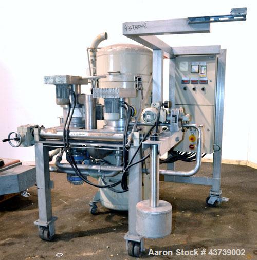 Used Neuman & Esser Impact Classifier System, 304 Stainless Steel. Consisting Of: (1) Radial Classifier, model SDR3.8-4.8BD, serial#z5520. Driven by a 3.45 kw, 3/60/460 volt, 3495 rpm motor, wheel dr...