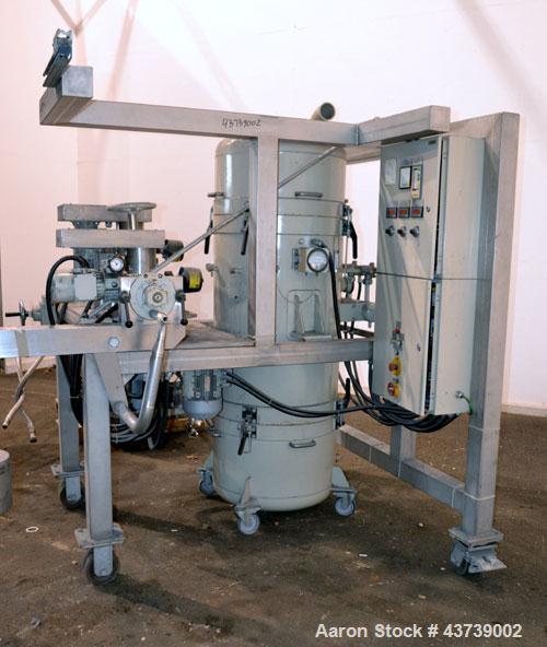 Used Neuman & Esser Impact Classifier System, 304 Stainless Steel. Consisting Of: (1) Radial Classifier, model SDR3.8-4.8BD, serial#z5520. Driven by a 3.45 kw, 3/60/460 volt, 3495 rpm motor, wheel dr...