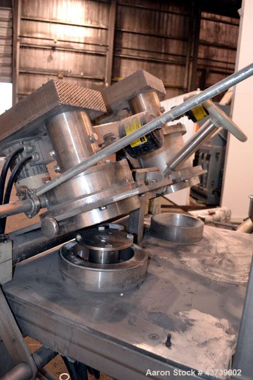 Used Neuman & Esser Impact Classifier System, 304 Stainless Steel. Consisting Of: (1) Radial Classifier, model SDR3.8-4.8BD, serial#z5520. Driven by a 3.45 kw, 3/60/460 volt, 3495 rpm motor, wheel dr...