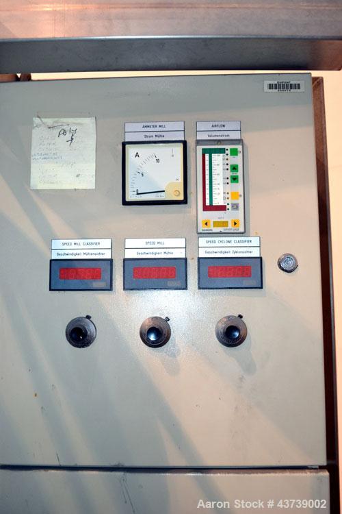 Used Neuman & Esser Impact Classifier System, 304 Stainless Steel. Consisting Of: (1) Radial Classifier, model SDR3.8-4.8BD, serial#z5520. Driven by a 3.45 kw, 3/60/460 volt, 3495 rpm motor, wheel dr...